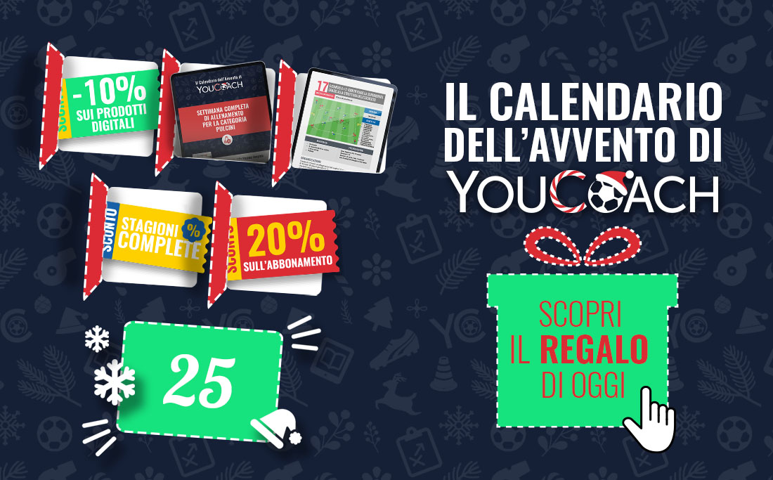 Giorno 25 - Buon Natale da tutto lo staff di YouCoach!