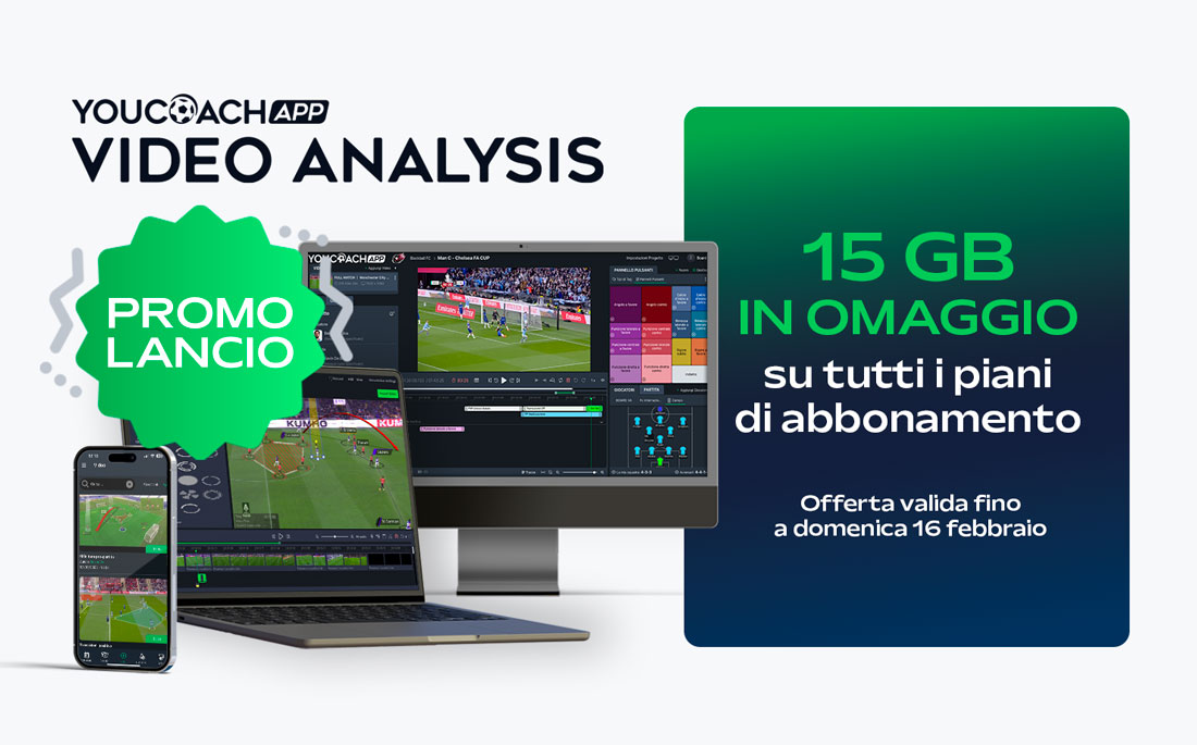 YouCoachApp Video Analysis: slider offerta lancio