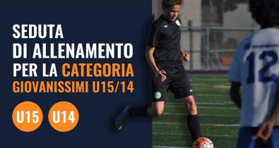 Allenamento completo per la categoria giovanissimi under 15 under 14