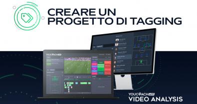 YouCoach App Video Analysis: come creare un progetto di tagging di partite e allenamenti