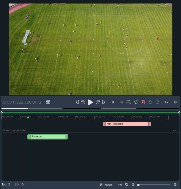 Tagging video YouCoachApp Video Analysis