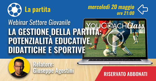 YouCoachClass Partita e Area Prestazione Settore Giovanile