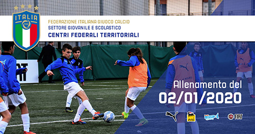 Allenamento del 02 Gennaio Centri Federali Territoriali