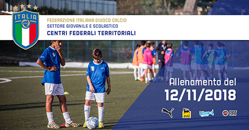 Allenamento del 12 Novembre Centri Federali Territoriali