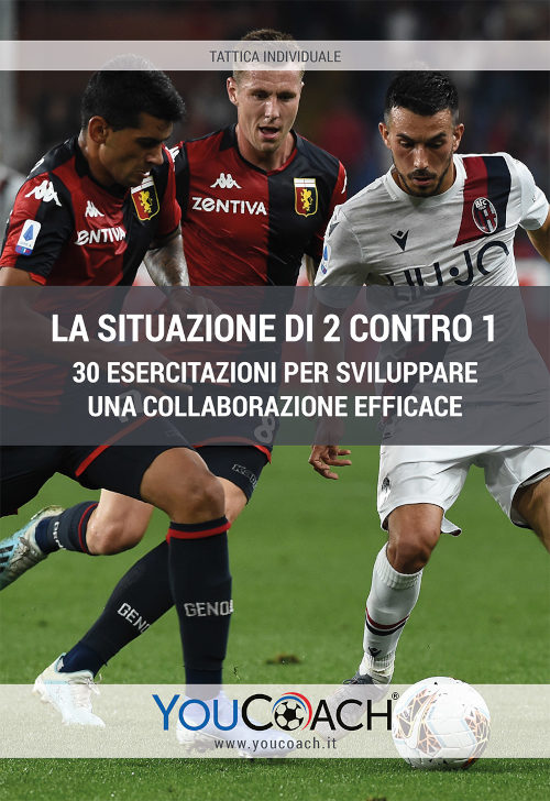 La situazione di 2 contro 1 - Allenamento calcio