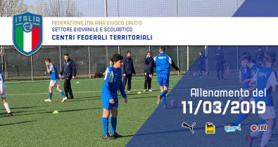 Allenamento del 11 Marzo Centri Federali Territoriali