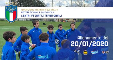 Allenamento del 20 Gennaio Centri Federali Territoriali