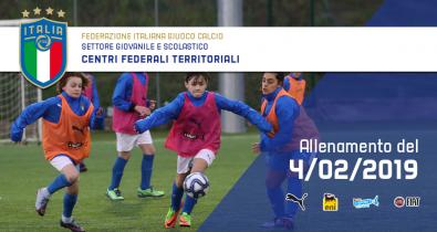 Allenamento del 04 Febbraio Centri Federali Territoriali